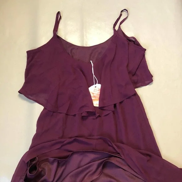 Merlot Show me your mumu bridesmaids dress S - Picture 10 of 11